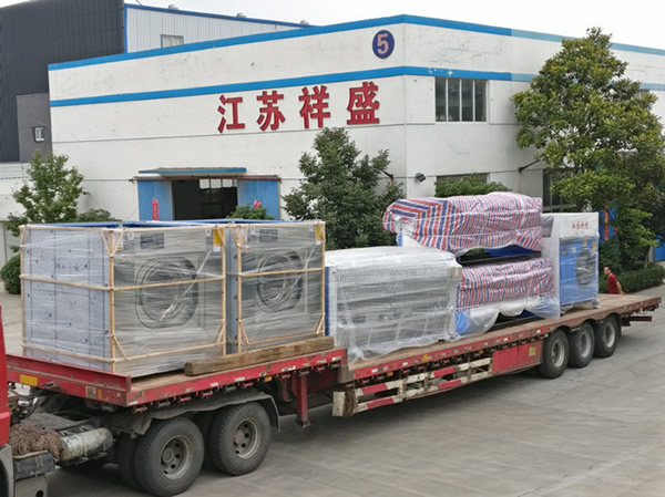 整套洗衣房設備發貨